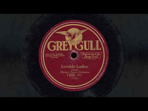 “Lovable Ladies” – Olympic Dance Orchestra (1925) Jo Trent Composition