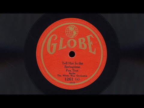 “Tell Her in the Springtime” – Nathan Glantz & his Orchestra (1924)