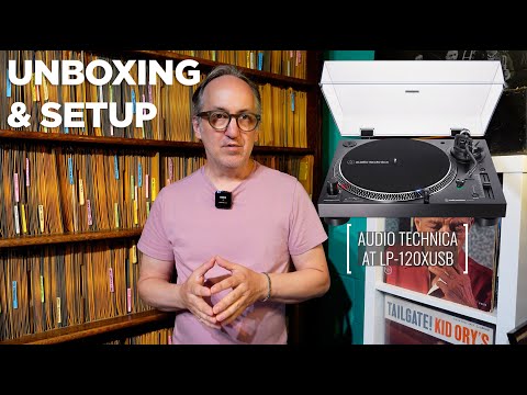 Audio Technica AT-LP120XUSB Unboxing and Setup (Pt 1)