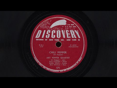 “Chili Pepper” – Art Pepper Quartet (1953) 🌶️🌶️🌶️