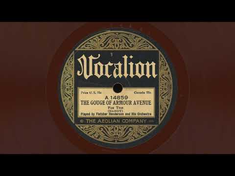 “The Gouge of Armour Avenue” – Fletcher Henderson and his Orchestra (1924) f/ Big Charlie Green