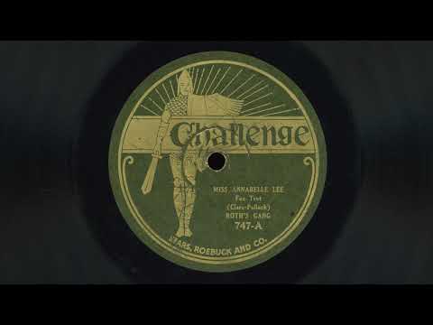 “Miss Annabelle Lee” – Roth’s Gang (1927) – A Mystery Band!