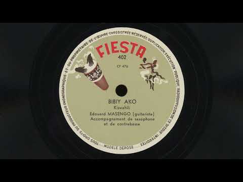 “Bibiy Ako” – Edouard Masengo (1950s) Congolese Guitarist