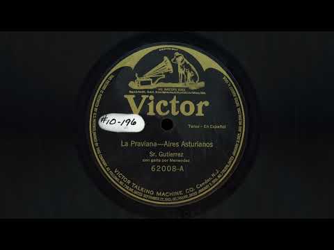 “La Praviana – Aires Asturianos” – Ramón Gutiérrez (1909) con gaita