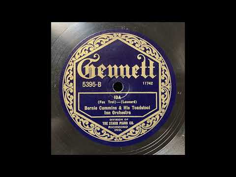 “Ida” – Bernie Cummins and his Toadstool Inn Orchestra (1924)