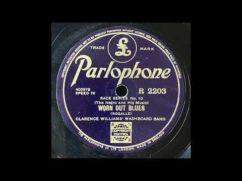 “Worn Out Blues” – Clarence Williams’ Washboard Band (1930)