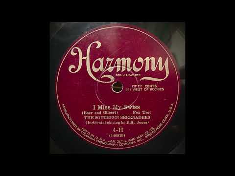 “I Miss My Swiss” – Fletcher Henderson and his Orch. f/ Louis Armstrong (1925)