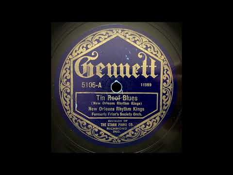 “Tin Roof Blues” [Take B] – New Orleans Rhythm Kings (1923)