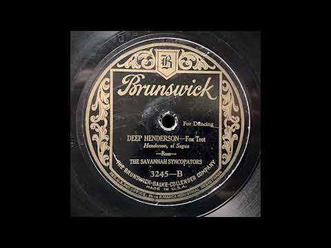 “Deep Henderson” – The Savannah Syncopators (King Oliver) – 1926